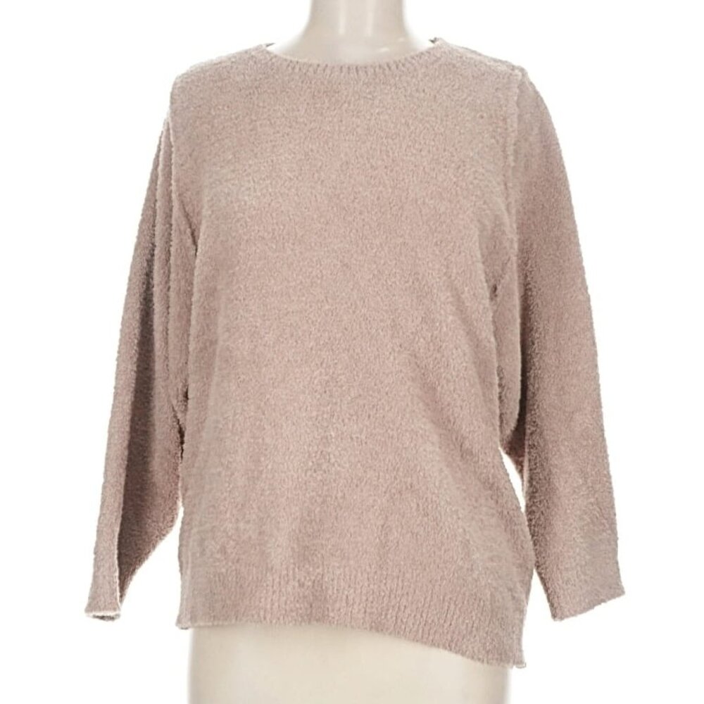 Solid Marshmallow Reverse Seam Crew Neck M Softies - image 1